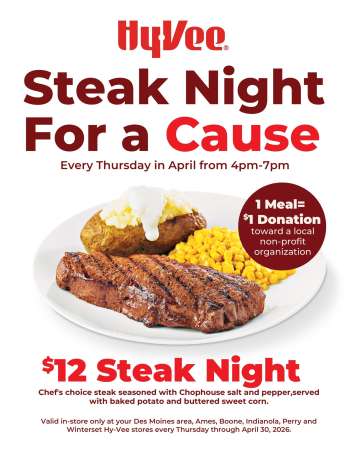 Hy-Vee Flyer - 03/26/2026 - 04/30/2026.