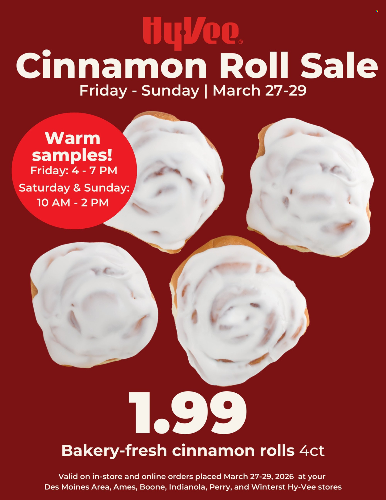 Hy-Vee ad - 03/27/2026 - 03/29/2026. Page 1