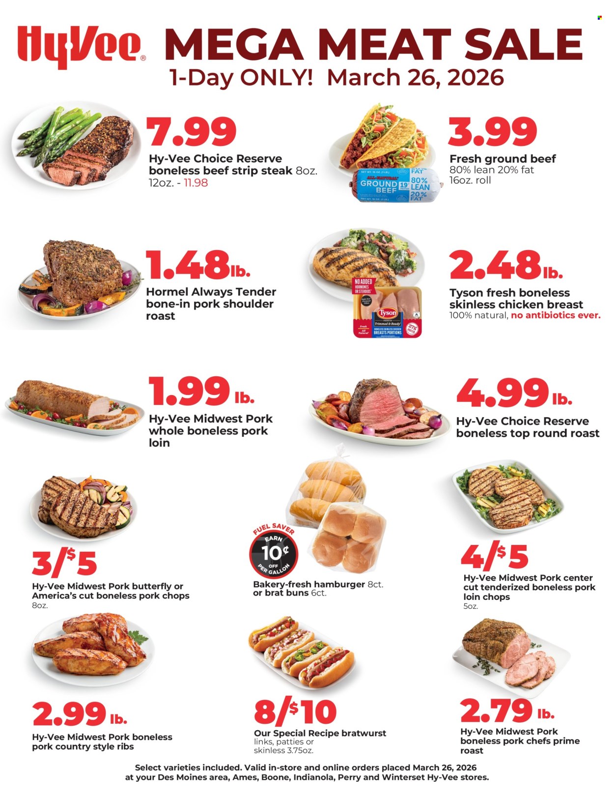 Hy-Vee ad - 03/26/2026 - 03/26/2026. Page 1