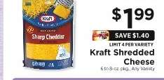 Kraft Shredded Cheese
