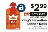 King's Hawaiian Dinner Rolls