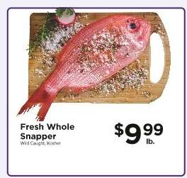 Fresh Whole Snapper