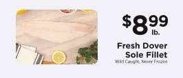 Fresh Dover Sole Fillet