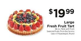 Large Fresh Fruit Tart