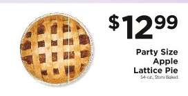 Party Size Apple Lattice Pie