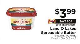 Land O Lakes Spreadable Butter