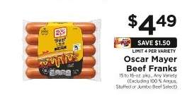 Oscar Mayer Beef Franks