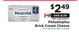 Philadelphia Brick Cream Cheese