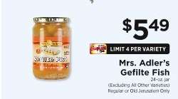 Mrs. Adler’s Gefilte Fish