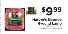 Nature’s Reserve Ground Lamb