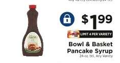 Bowl & Basket Pancake Syrup