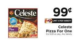 Celeste Pizza For One