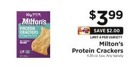 Milton's Protein Crackers