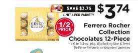Ferrero Rocher Collection Chocolates 12-Piece