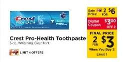 Crest Pro-Health Toothpaste