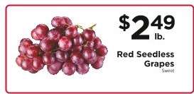 Red Seedless Grapes