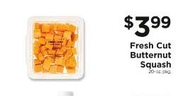 Fresh Cut Butternut Squash