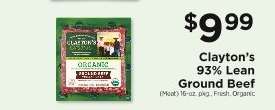 Clayton’s 93% Lean Ground Beef