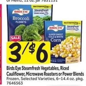 Birds Eye Steamfresh Vegetables