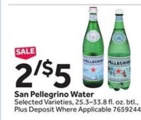 SAN PELLEGRINO WATER