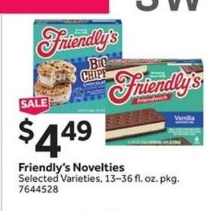 Friendly's Novelties