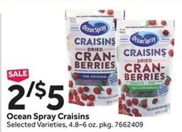 Ocean Spray Craisins