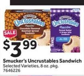 Smucker's Uncrustables Sandwich