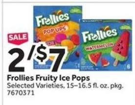Frollies Fruity Ice Pops