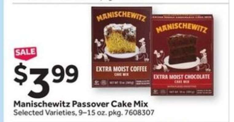 Manischewitz Passover Cake Mix
