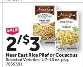 Near East Rice Pilaf or Couscous