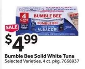 Bumble Bee Solid White Tuna