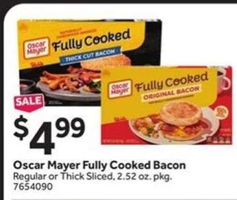 Oscar Mayer Fully Cooked Bacon*