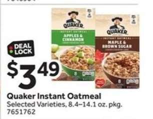 Quaker Instant Oatmeal