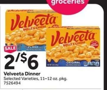 Velveeta Dinner