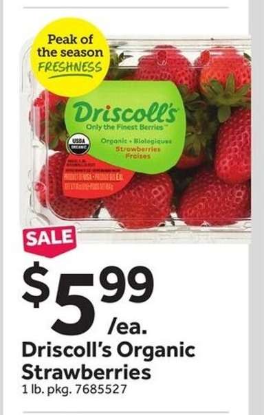 Driscoll's organic strawberries