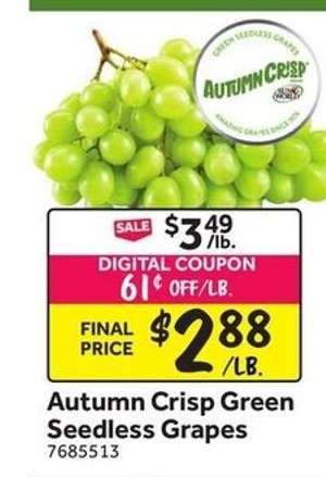 Autumn Crisp Green Seedless Grapes