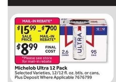 Michelob Ultra 12 Pack