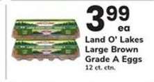 Land O' Lakes Large Brown Grade A Eggs
