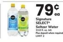Signature SELECT Seltzer Water