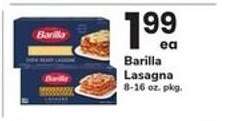 Barilla Lasagna