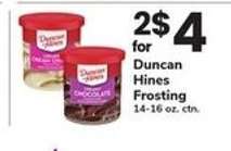 Duncan Hines Frosting