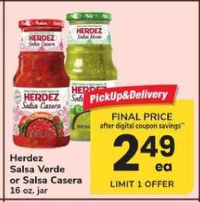 Herdez Salsa Verde or Salsa Casera