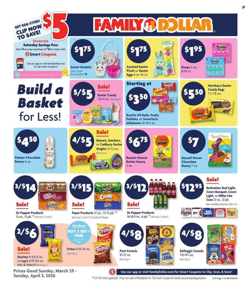 Family Dollar Flyer - 03/29/2026 - 04/05/2026.