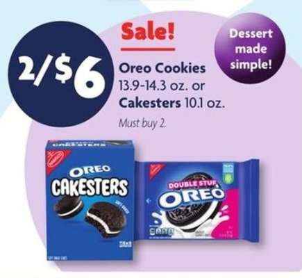 Oreo Cookies or Cakesters