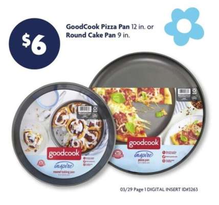 GoodCook Pizza Pan or Round Cake Pan