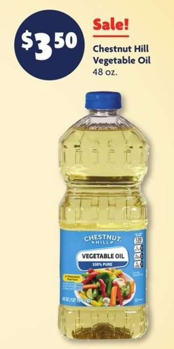 Chestnut Hill Vegetable Oil