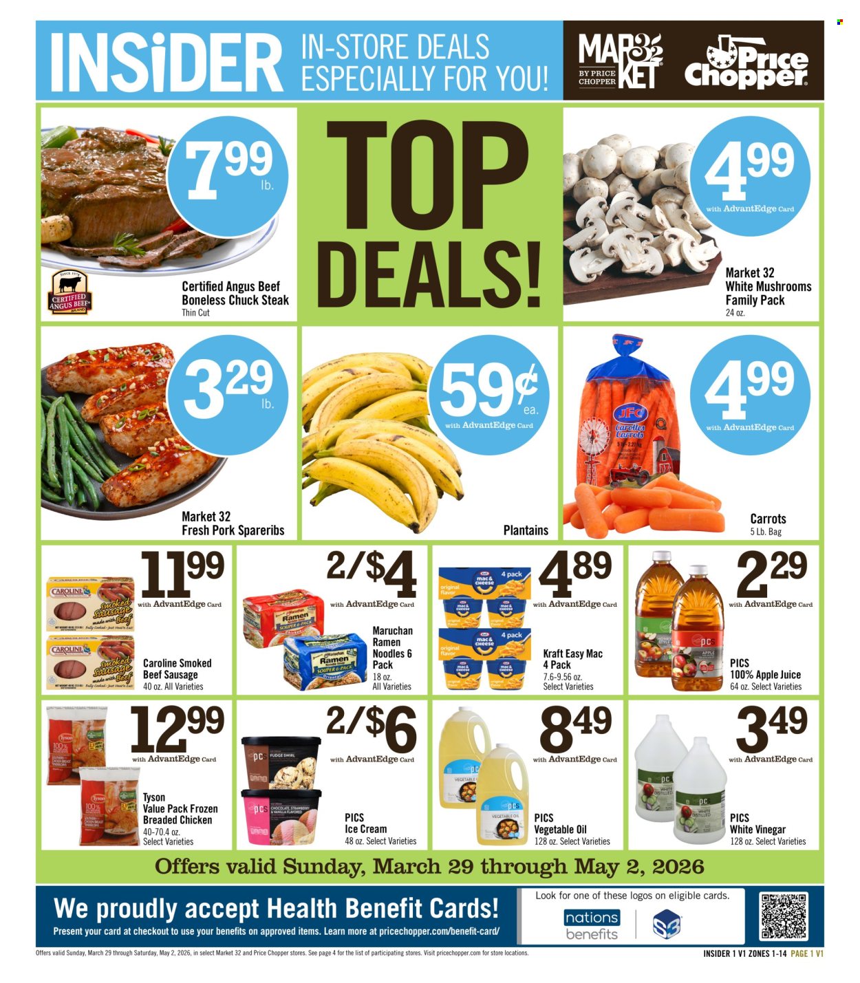 Price Chopper ad - 03/29/2026 - 05/02/2026. Page 1