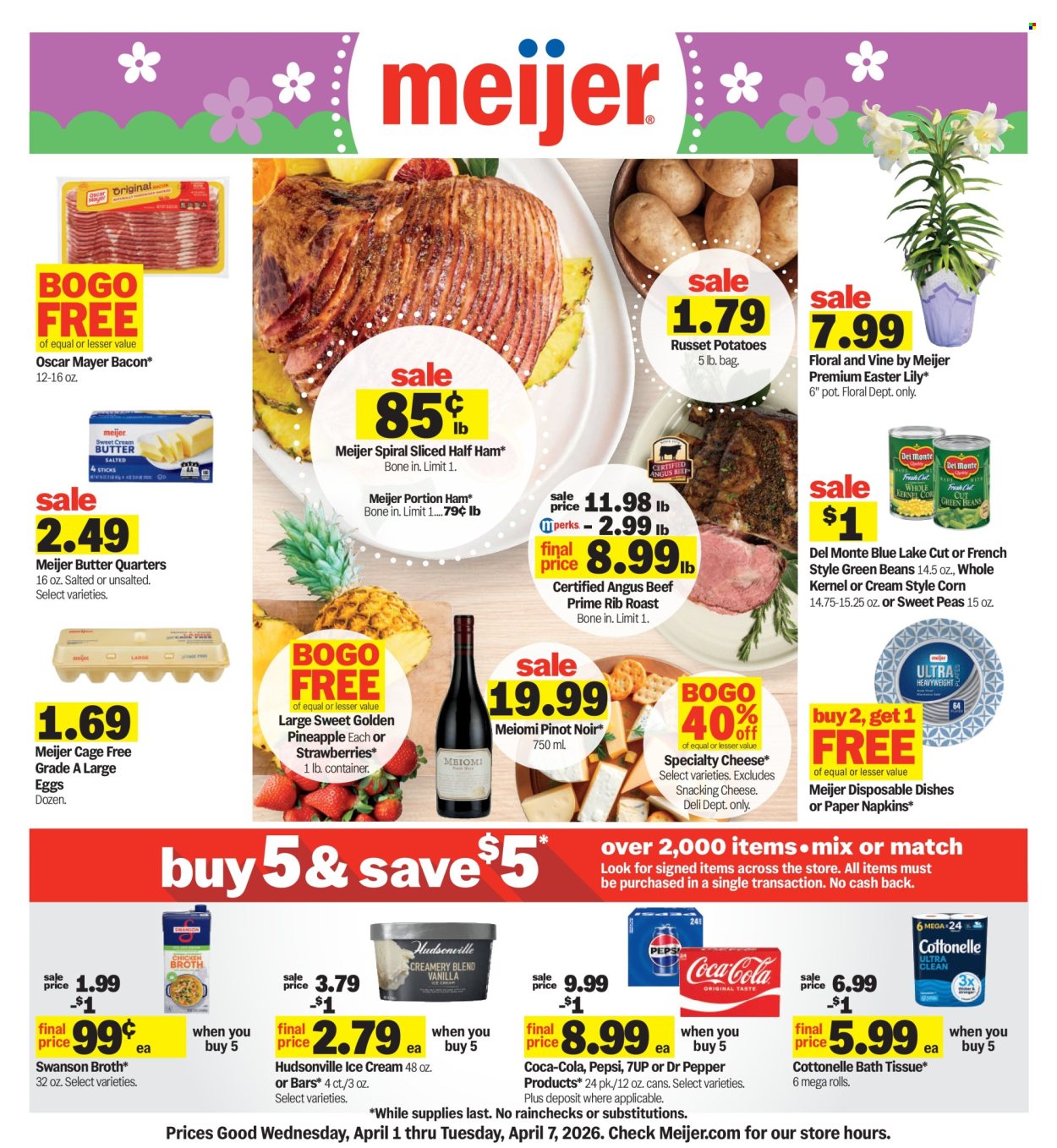 Meijer ad - 04/01/2026 - 04/07/2026. Page 1