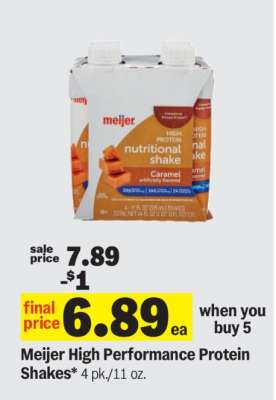 Meijer High Performance Protein Shakes