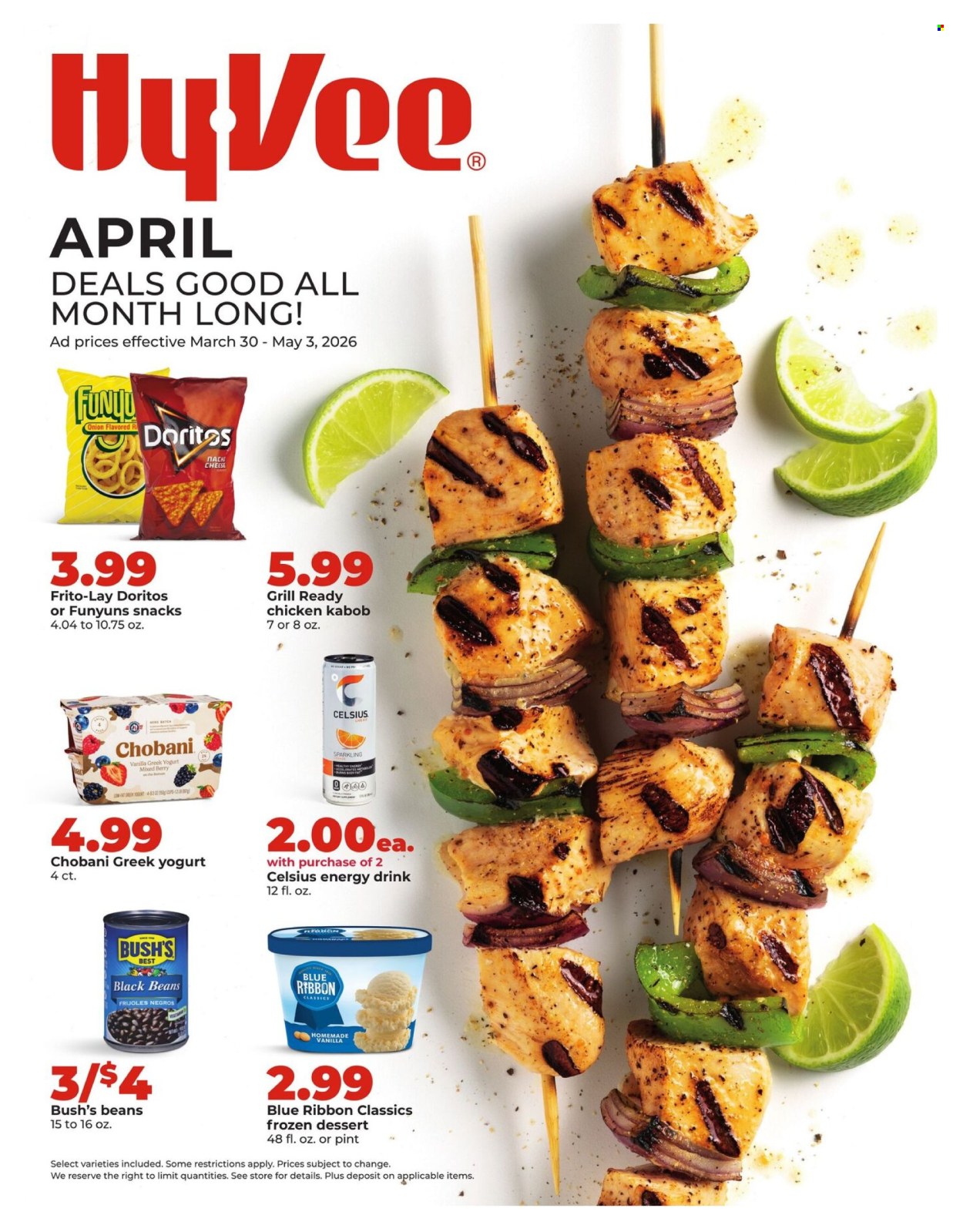 Hy-Vee ad - 03/30/2026 - 05/03/2026. Page 1